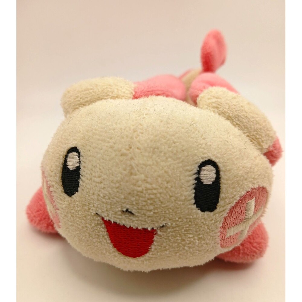 Rare Vintage Hasbro Pokémon Plusle 5" Plush Pink/Beige Surface Washable 2004